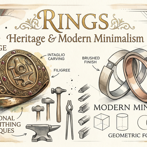 Rings: Heritage & Modern Minimalism