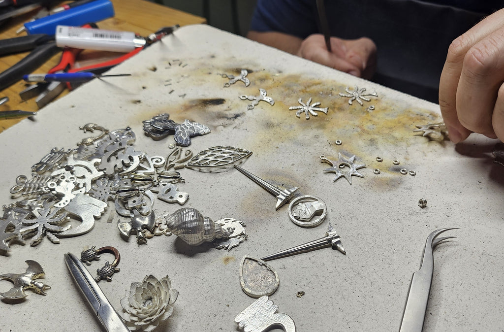 Architectural jewelry inspired by ancient power